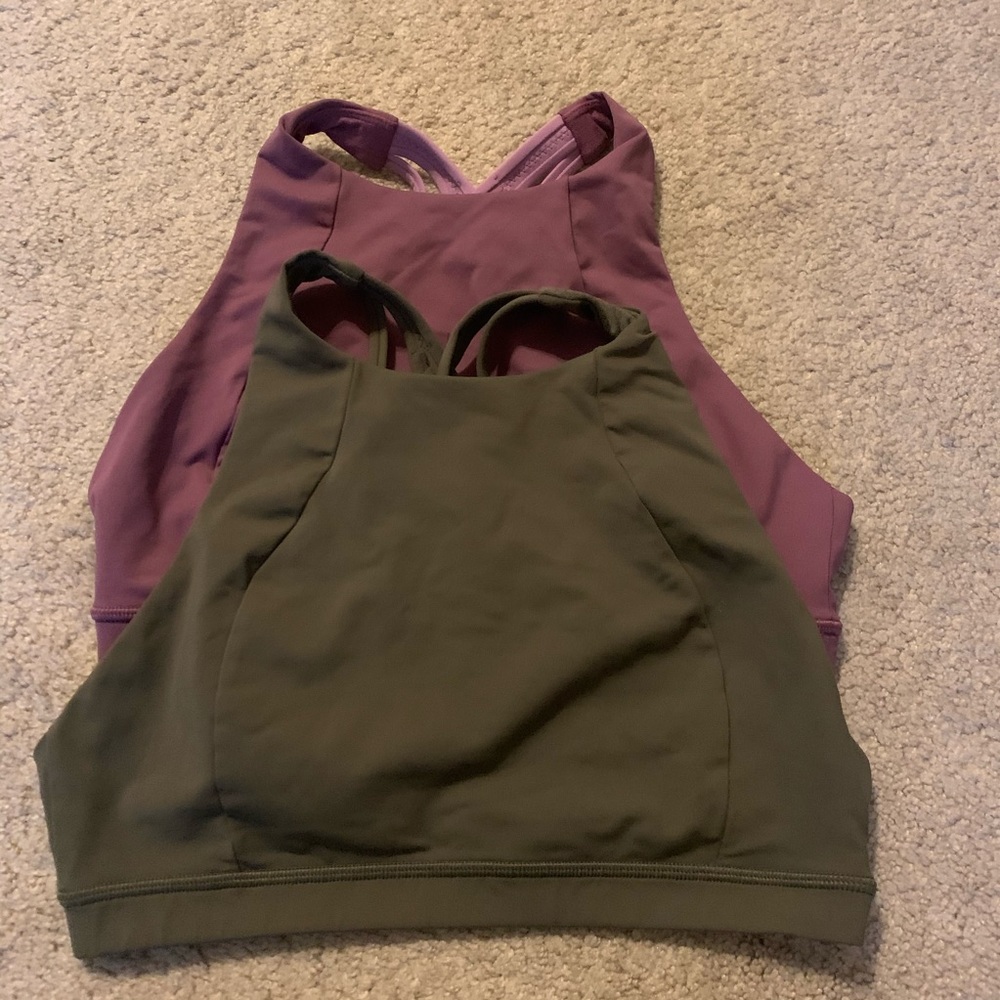 EUC Lululemon Free to Be Serene High Neck Bras